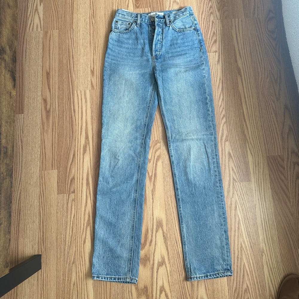 Denim Forum Nina Stovepipe Straight Leg Jeans